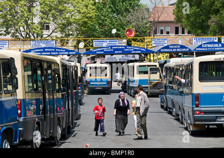 Busbahnhof Stadtverkehr Stadt Ankara Türkisch Türkei Stockfoto