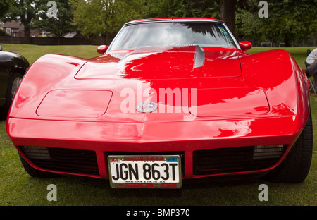 Red Corvette Stingray Oldtimer Stockfoto