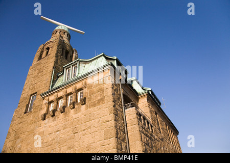 Der Pegelturm in St. Pauli, Hamburg, Deutschland. Stockfoto