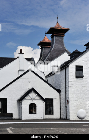 Dalwhinnie Whisky Brennerei, Dalwhinnie, Inverness-Shire, Schottland, Vereinigtes Königreich, Europa. Stockfoto