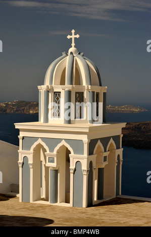 Kirche Dom Firostefani Santorini Kykladen-griechische Inseln Stockfoto