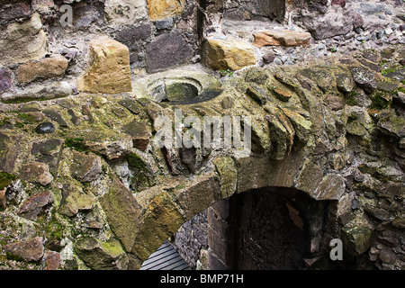 Mord-Loch. Dirleton Castle East Lothian. Schottland. Stockfoto