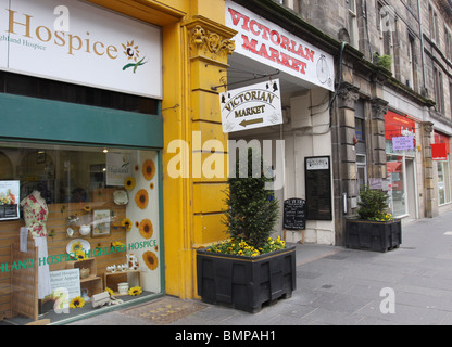 Eingang zum viktorianischen Markt inverness Schottland juni 2010 Stockfoto