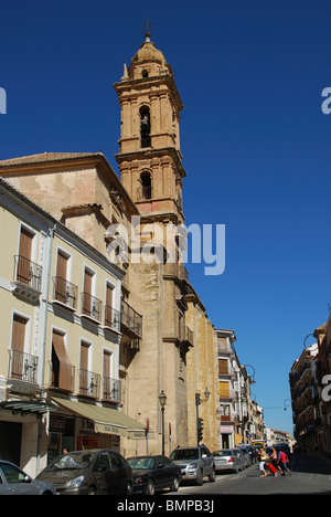 Kirche (Iglesia San Augustin), Antequera, Provinz Malaga, Andalusien, Südspanien, Westeuropa. Stockfoto