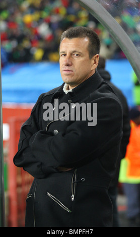 DUNGA Brasilien V KOREA DPR ELLIS PARK JOHANNESBURG Südafrika 15. Juni 2010 Stockfoto