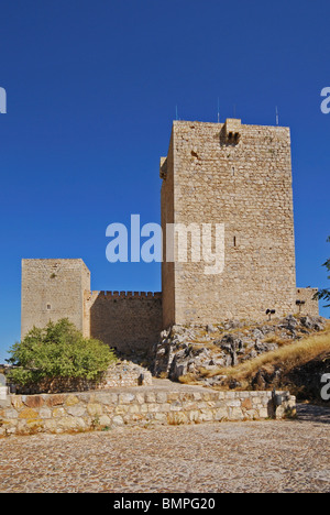 Burg (Castillo de Santa Catalina), Jaen, Provinz Jaen, Andalusien, Spanien, Westeuropa. Stockfoto