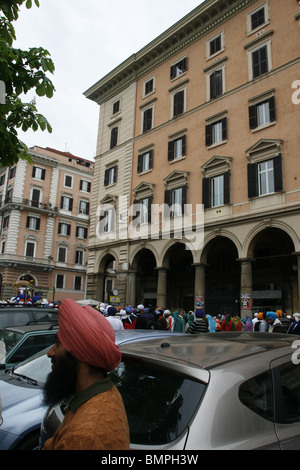 Vaisakhi Sikh Festivals in Rom Italien 2010 Stockfoto