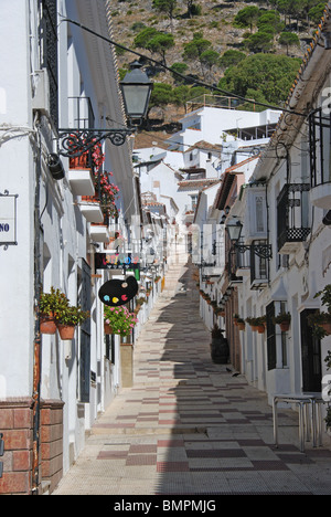 Calle San Sebastian, Mijas Costa del Sol, Provinz Malaga, Andalusien, Spanien, Westeuropa. Stockfoto