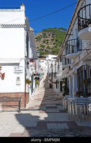 Calle San Sebastian, Mijas Costa del Sol, Provinz Malaga, Andalusien, Spanien, Westeuropa. Stockfoto