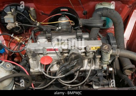 b-Serie Motor in Austin Princess Händler Auto Stockfoto