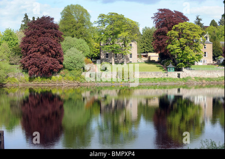 Perth in Schottland. Der Fluss Tay laufen durch die Stadt Stockfoto