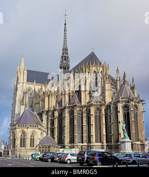 Kathedrale unserer lieben Frau von Amiens, UNESCO-Weltkulturerbe, Amiens, Somme-Abteilung, Picardie, Frankreich Stockfoto