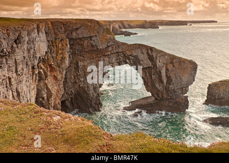 Die Grüne Brücke von Wales Stockfoto