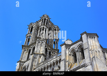 Kathedrale von Notre-Dame von Laon, Laon, Departement Aisne, Picardie, Frankreich Stockfoto