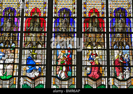 Abtei Kirche St. Ouen, Rouen, Seine-Maritime Abteilung, Haute-Normandie, Frankreich Stockfoto