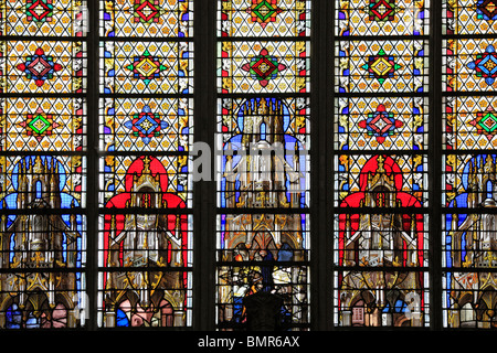 Abtei Kirche St. Ouen, Rouen, Seine-Maritime Abteilung, Haute-Normandie, Frankreich Stockfoto