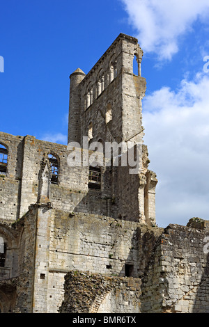 Jumieges Abbey, Seine-Maritime Abteilung, Haute-Normandie, Frankreich Stockfoto