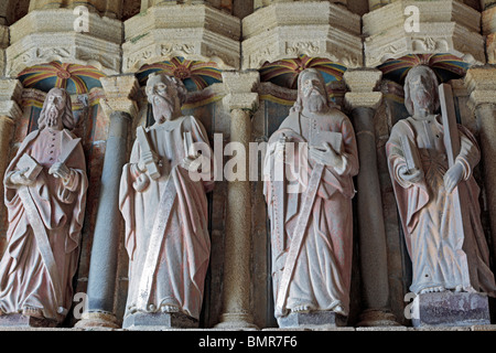 Pleyben, Pfarrei schließen, Departement Finistere, Bretagne, Frankreich Stockfoto