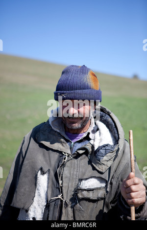 Schäfer, David Gareja Klosterkomplex, Georgien, Aserbaidschan Grenze Stockfoto