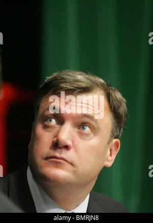 Ed Balls ist Arbeits- und Co-op-Abgeordneter für den Wahlkreis Morley und Outwood. Stockfoto