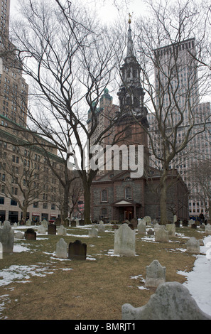 Trinity Church in Lower Manhattan Stockfoto