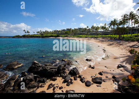 Kapalua Beach, Kapalua Coastal Trail, Kapalua, Maui, Hawaii Stockfoto