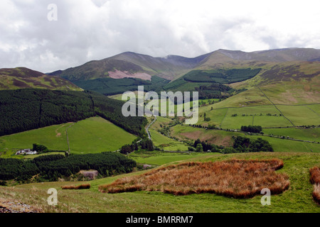 Blick über Whinlatter von Graystones fiel. Stockfoto