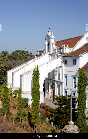 Kirche und das Kloster von Santa Monica; 1627 N.Chr. erbaut; UNESCO-Weltkulturerbe; Old Goa; Velha Goa; Indien Stockfoto