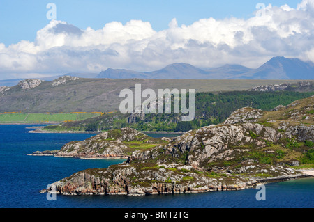 Gruinard Bay, Wester Ross, Schottland, Vereinigtes Königreich, Europa. Stockfoto