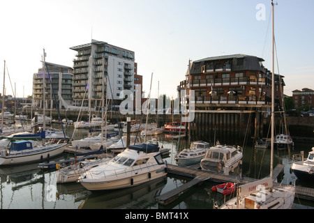 Ocean Viilage Marina, Southampton Stockfoto