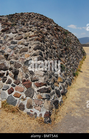 Struktur entlang der Straße der Toten in Teotihuacán, Mexiko gefunden. Stockfoto