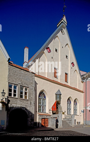 Estland, Tallinn, Altstadt, Pikk (lange Straße), Grat Guild Hall, historisches Museum Stockfoto