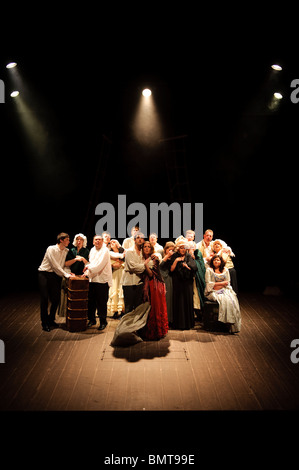 Die Wächter Amateur Theater Company Produktion von Moll Flanders, The Musical, Aberystwyth Arts Centre, Wales UK Stockfoto