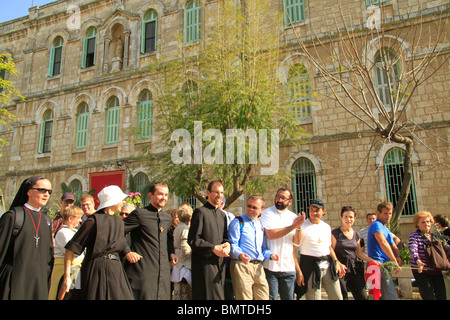 Israel, Jerusalem, am Palmsonntag in der Kirche Saint Anne Stockfoto
