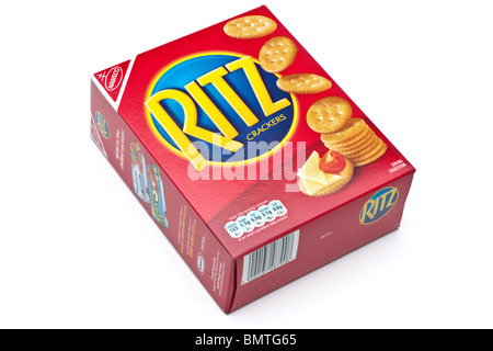 Eine Schachtel Ritz Nabisco Cracker Stockfoto