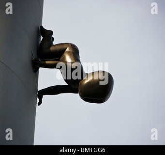 Kriechende Riesenbaby Zizkov Tower Prag Tschechische Republik Europa Stockfoto