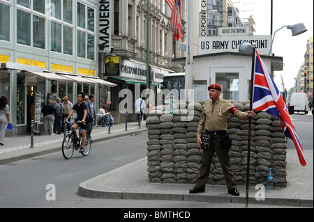 Checkpoint Charlie Berlin Deutschland Deutschland Europa Stockfoto