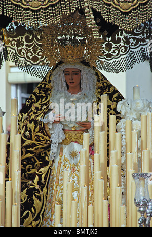 Santa Semana (Karwoche), Malaga, Costa Del Sol, Provinz Malaga, Andalusien, Südspanien, Westeuropa. Stockfoto