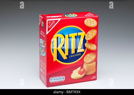 Eine Schachtel Ritz Nabisco Cracker Stockfoto
