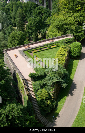 Garten historische Zitadelle Barock gestalteten sonnig Stockfoto