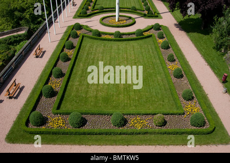 Garten historische Zitadelle Barock gestalteten sonnig Stockfoto