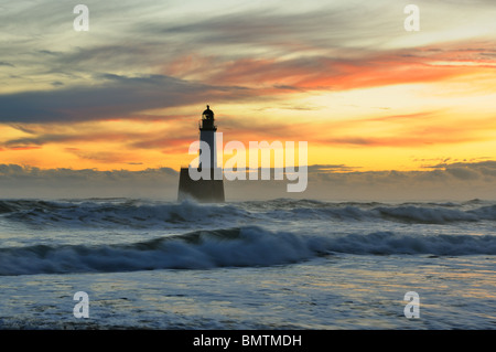 Rattray Head Leuchtturm - Winter dawn Stockfoto