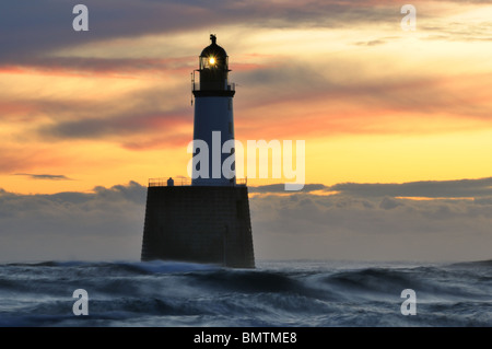 Rattray Head Leuchtturm - Winter dawn Stockfoto