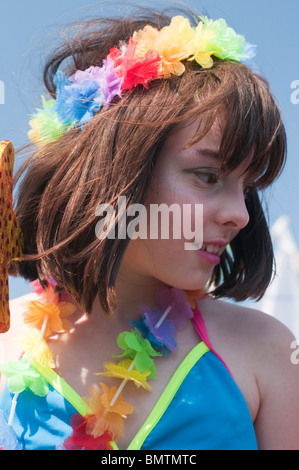 Mermaid Parade Coney Island, Brooklyn - 19. Juni 2010 Stockfoto