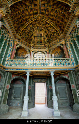 FRANKREICH, DAS SCHLOSS VON FONTAINEBLEAU, HAUT SAINT SATURNIN KAPELLE Stockfoto