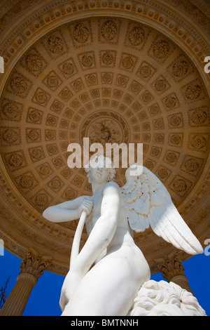 Chateau de Versailles, das Petit Trianon-Garten der Liebe-Tempel Stockfoto