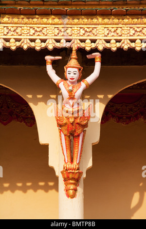 Architektonische Details der vielen Tempel in der Nähe von Phnom Penh Kambodscha Stockfoto