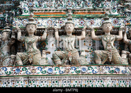 Thailand, Bangkok Yai District, Arun Tempel (Wat Arun Ratchawararam) Stockfoto