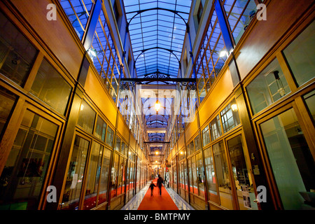 PARIS, PASSAGE DU GRAND CERF Stockfoto