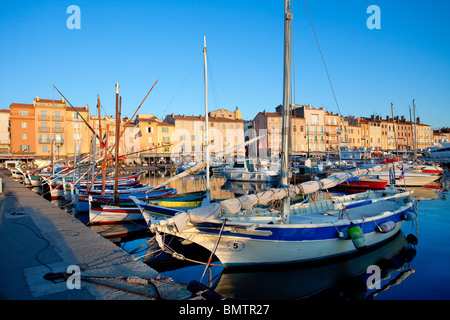 Frankreich, Var, Saint-Tropez, Saint Tropez Hafen Stockfoto